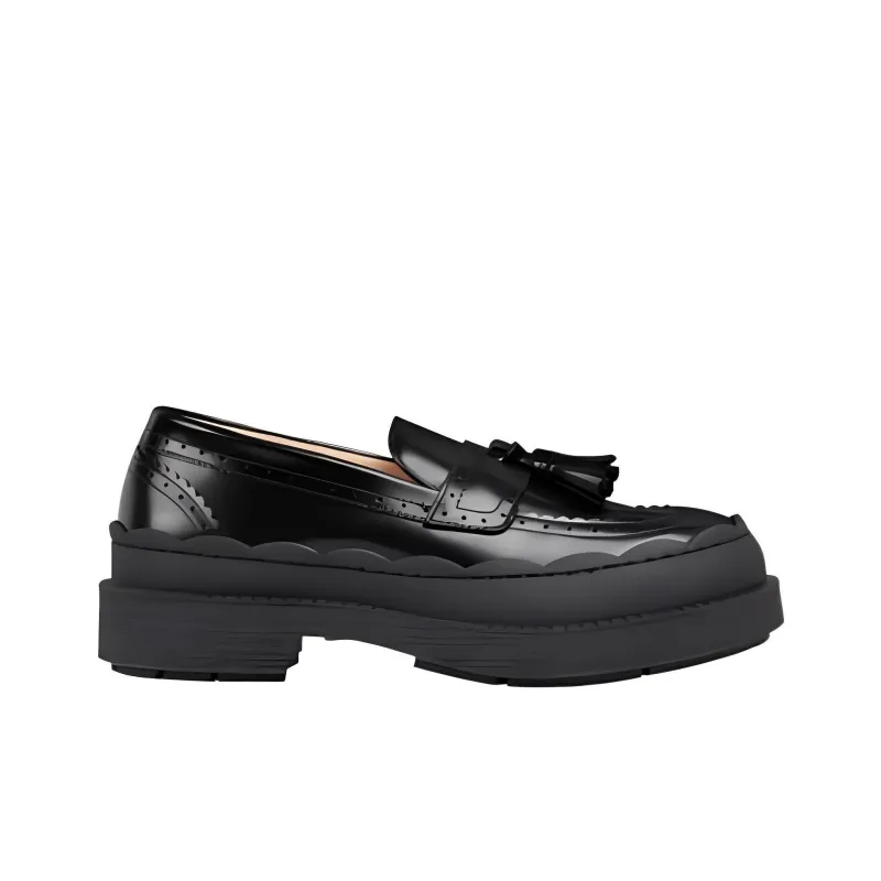 GUCCI Loafers Women's Black-1
