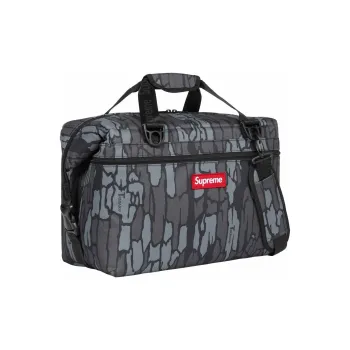 Supreme Polyester Canvas Portable One Shoulder Storage Bags Unisex Black
