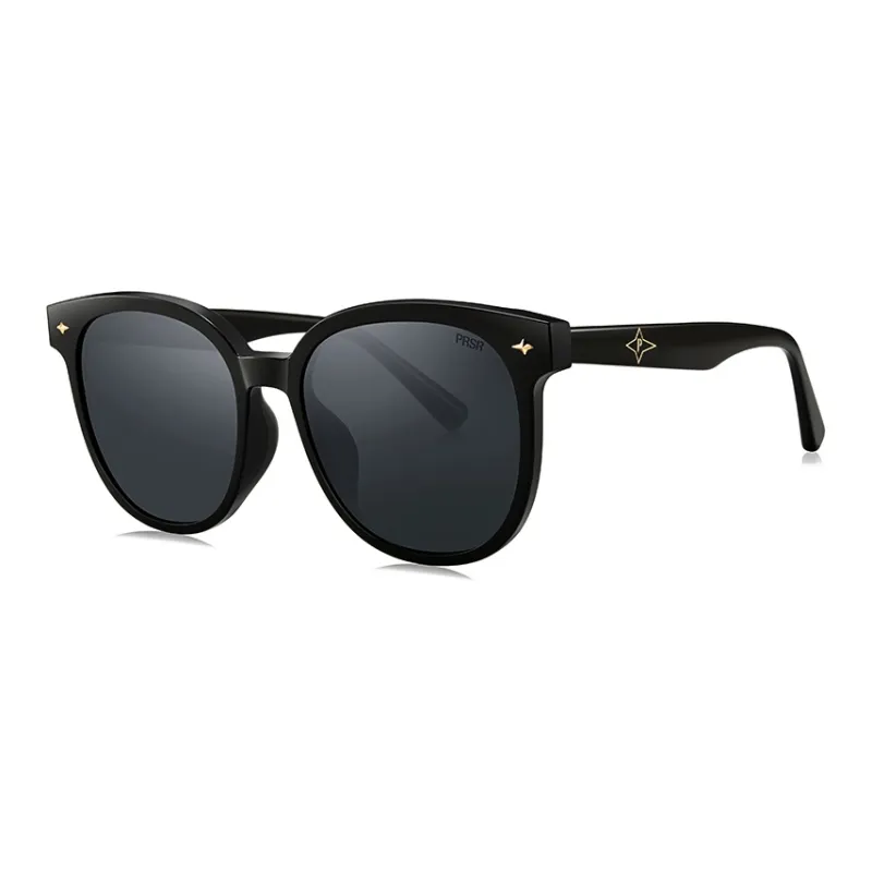 Prsr Plate Frame Round Sunglasses Unisex-3