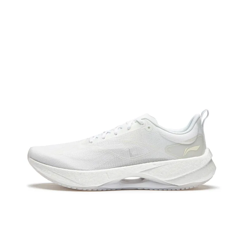 LiNing Super Light 21 Cushioning Anti-Slip Wear-Resistant Breathability Low-Top Running Shoes Women's Standard White-0