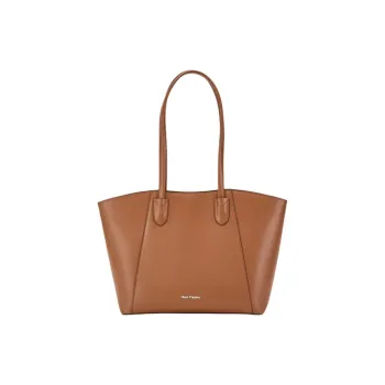 Hush Puppies Cow Split Leather Tote Bag Shopping Bag Shoulder Bag Handbag Large Size Women's Brown/Apricot/Black