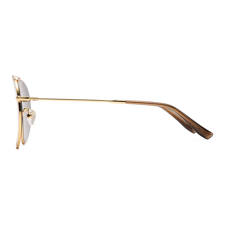 Prsr Alloy Plate And Metal Aviator Sunglasses Unisex-8