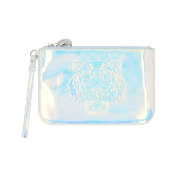 KENZO Polyurethane Clutch Women's Light Blue