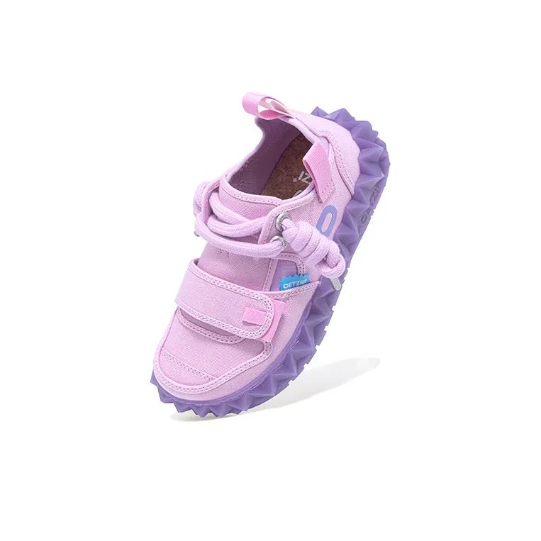 OETZI Breathable Height Increase Low Top Casual Shoes Women's Pink Purple-3