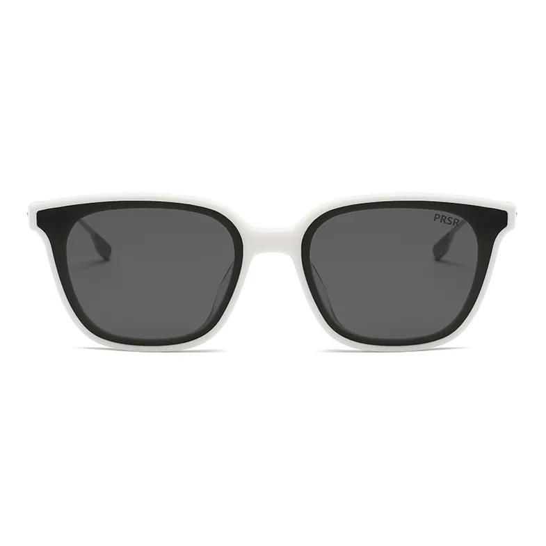 Prsr Plate And Metal Square Sunglasses Unisex-4