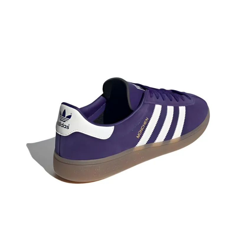 Adidas Originals Non slip Lightweight Low Top Skateboard Shoes Men's Purple-3