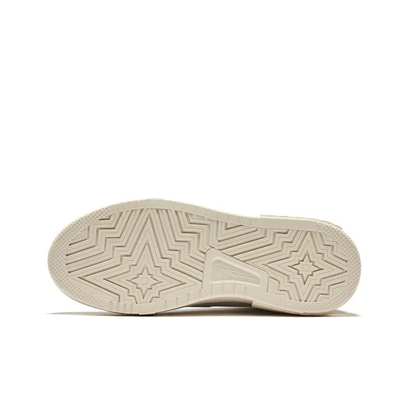 Erke Battery Panda-Planet Panda Anti-Slip Wear-Resistant Low-Top Skateboard Shoes Men's Pale Wild Grey Hazelnut-3