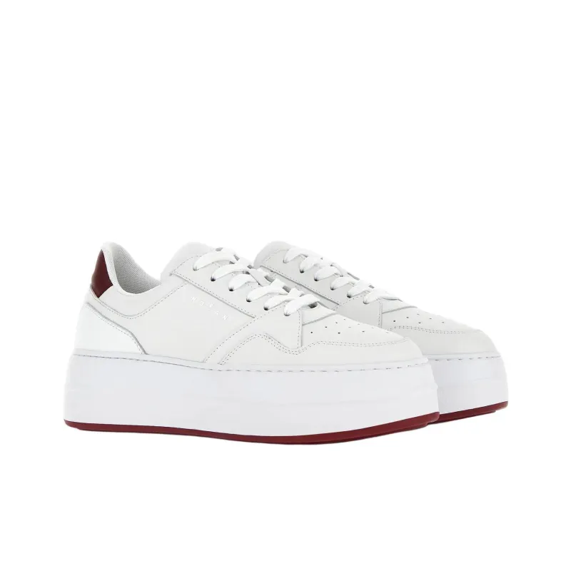HOGAN Skyscraper Low Top Skateboard Shoes Women's White-2