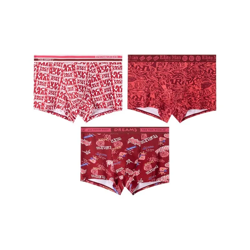 H YXIANG Underpants Men's 3 Pack-3