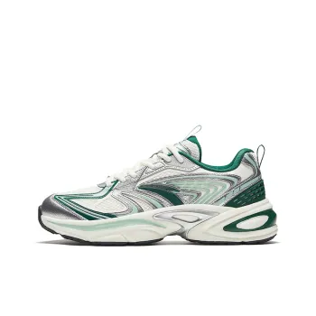 Anta Life Collection Cushioning Wear Resistant Low Top Casual Shoes Men's Silver White Green