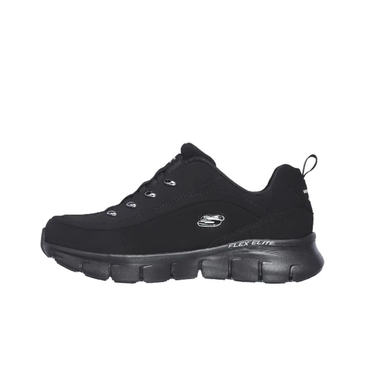 Skechers Synergy Anti Slip Wear Resistant Low Top Running Shoes Women's Black-0