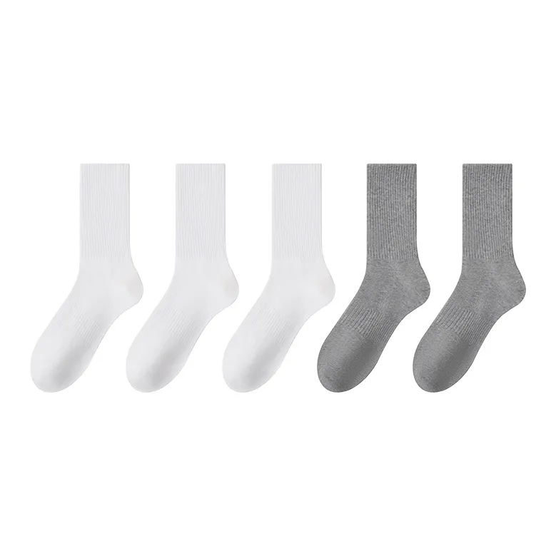Moremoli Mid Calf Socks Unisex 5 Pack-12