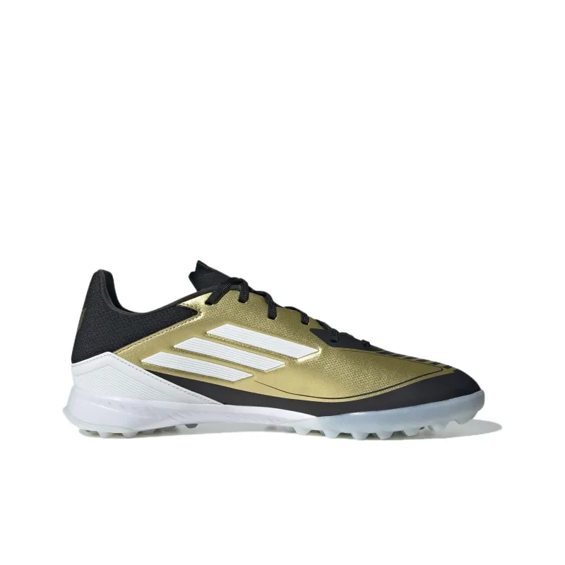 Adidas F50 League Turf Messi Gold Metallic Cloud White Core Black-1