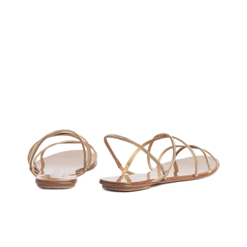 Pedro García One Strap Sandals Women's Brown-3