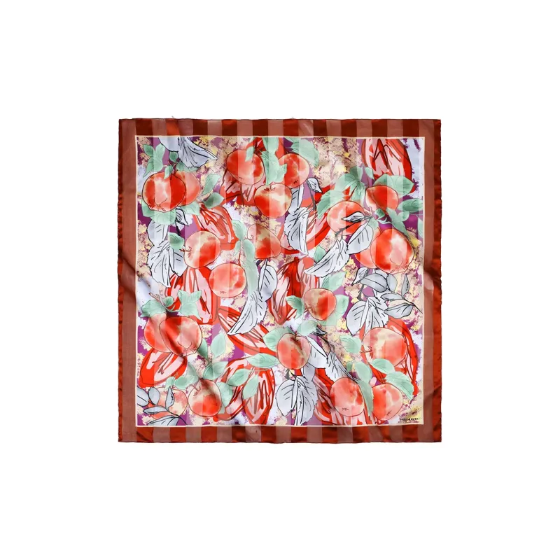 MARJAKURKI Silk Scarves Women's-2
