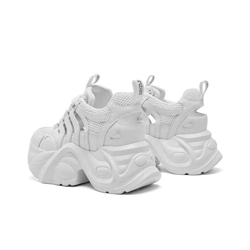 SANTA BARBARA POLO & RACQUET CLUB Cushioning Height Increasing Low-Top Chunky Sneakers Women's-4