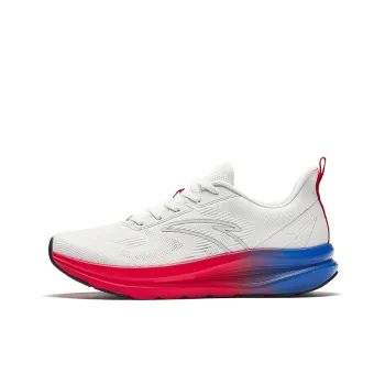 Anta Running Collection Cushioned Slip Resistant Low Top Casual Running Shoes Men's White