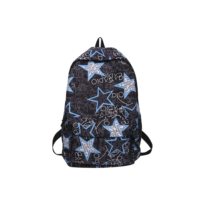 GEERDUN Nylon Backpack Unisex Black Gray/Black Green/Black Blue/Black Yellow/White/Khaki-2