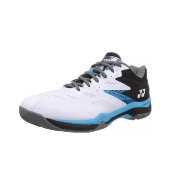 YONEX Power Cushion Comfort 3 Cushioned Slip Resistant Low Top Badminton Shoes Unisex White Black Blue