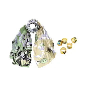 MARJAKURKI Silk Scarves Women's