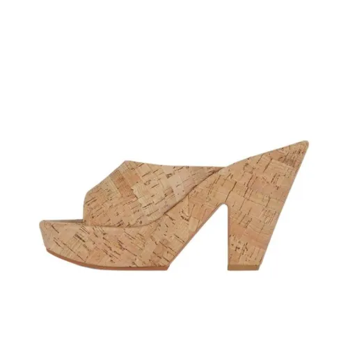 Givenchy 4G Slide Slippers 12cm Women's Brown