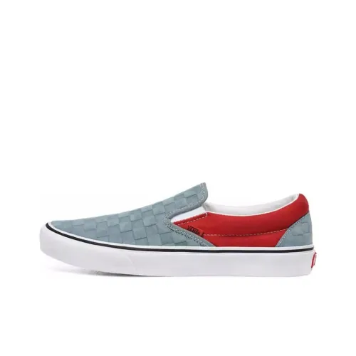 Vans Deboss Checkerboard Classic Slip On 'Blue Red'