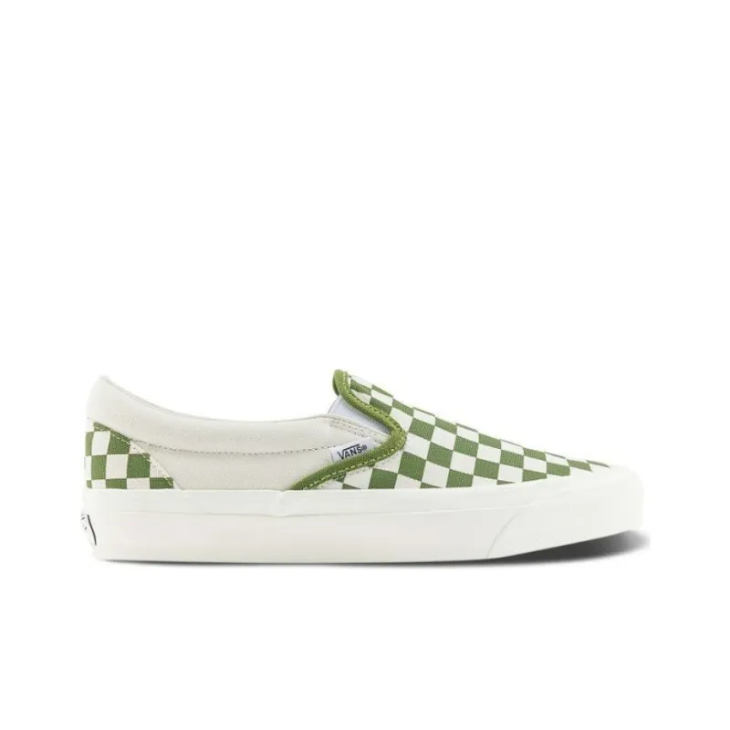 Slip On Premium Vans 98 'Checkerboard Pesto Green'-1
