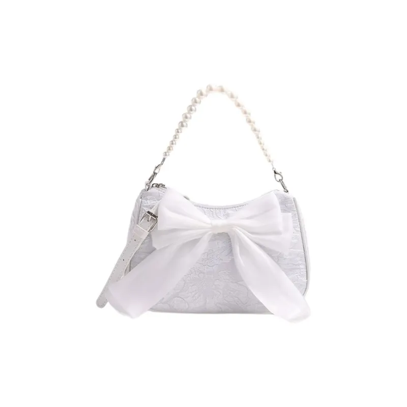 Carksky PU Shoulder Bag, Crossbody Bag, Handbag Women's Black/White/Pink-5