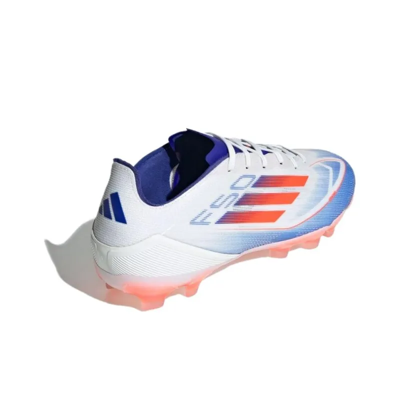Adidas F50 PRO AG Short Rubber Studs HG Short Rubber Studs Artificial Ground Soccer Shoes Men's White Red Blue-4