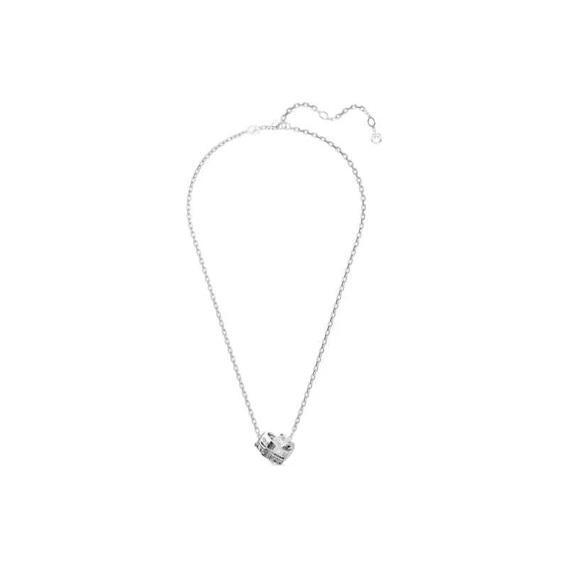 Swarovski Synthetic Cubic Zirconia Necklaces Women's Silver-2