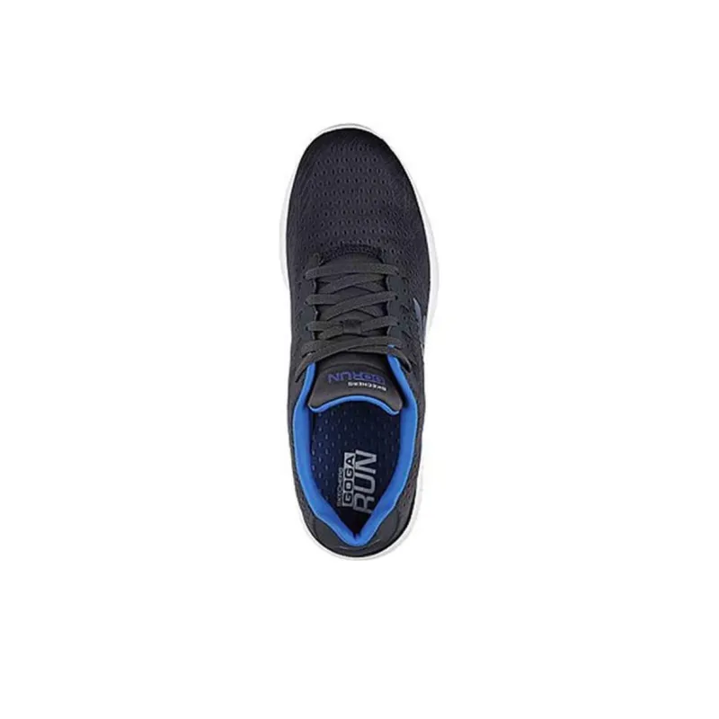 Skechers Go Run 400 Wear-Resistant Lightweight Rebound Low-Top Running Shoes Men's Gray Blue-2