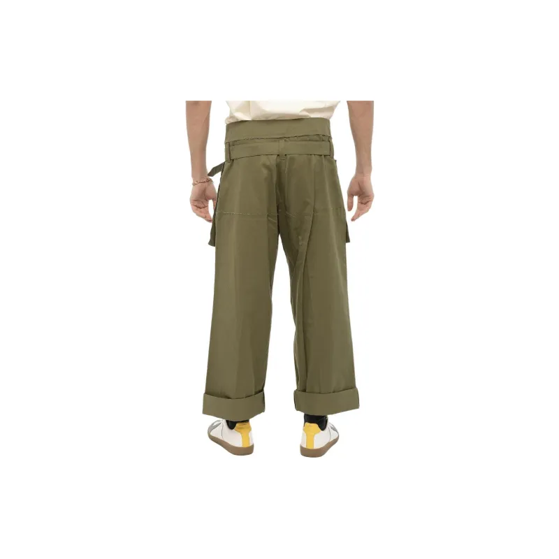 BLUEMARBLE Belted Pocket Pants-1