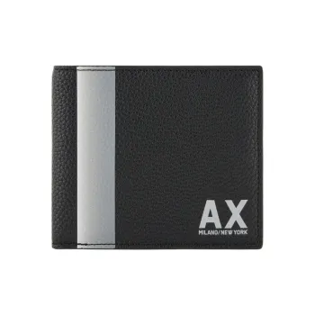 ARMANI EXCHANGE Fabric Wallet Men's Black