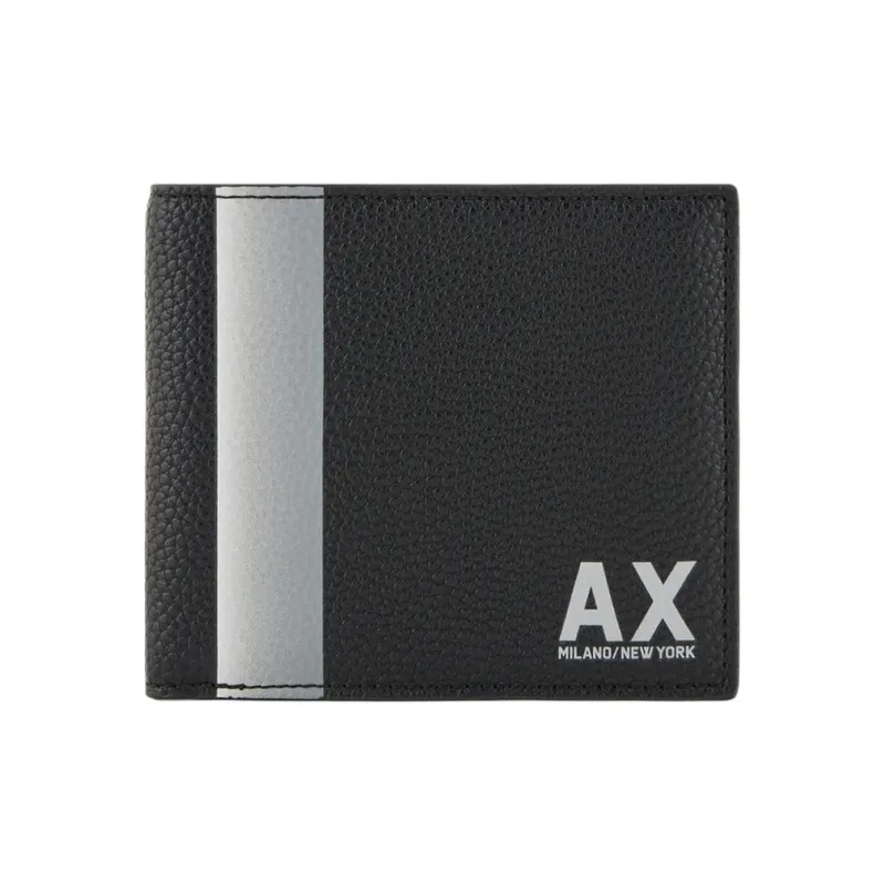 ARMANI EXCHANGE Fabric Wallet Men's Black-0