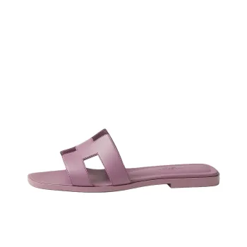 HERMES Slide Slippers Women's Purple