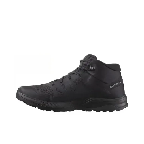 SALOMON Outdoor Shoes Men Mid-Top Black