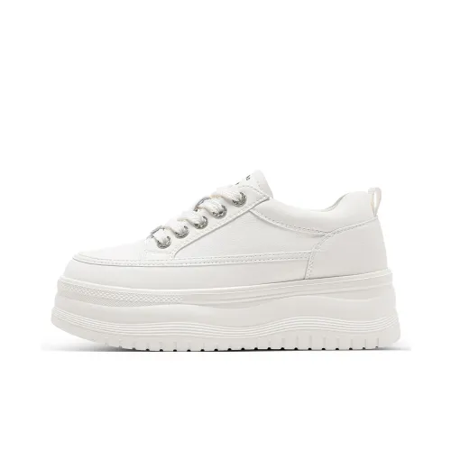 C°BANNER Low-Top Skateboard shoes Bold Women's Ecru