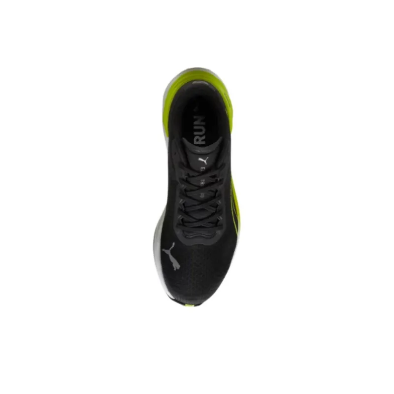 PUMA Electrify Nitro 3 Slip Resistant Low Top Running Shoes Men's Black Green White-3