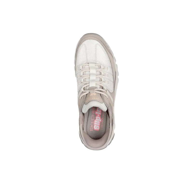 Skechers Summits AT Cushioned Wear-Resistant Supportive Lightweight Low-Top Casual Running Shoes Women's White-4
