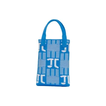 JC DAMO Fabric Tote Bag Crossbody Cell Phone Pouch Shopping Bag Unisex Yellow/Dark Blue/Orange/Light Blue