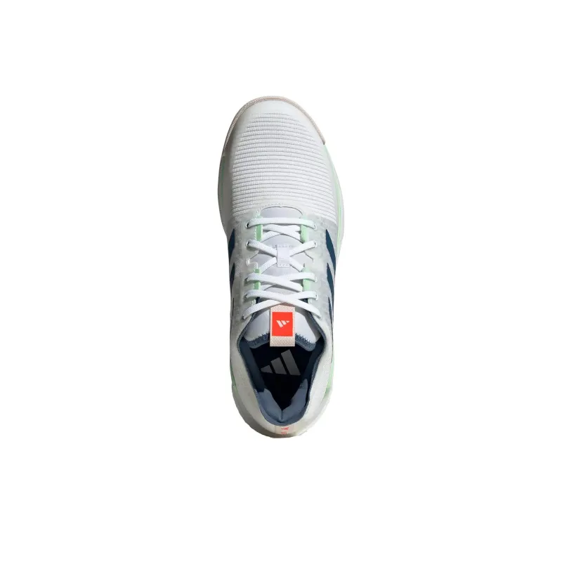 Adidas Crazyflight Slip-Resistant Low-Top Training Shoes Unisex White Blue Red-4