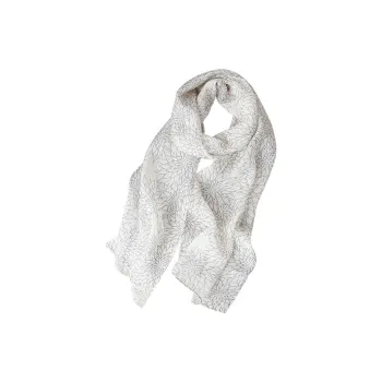 Hang Silk Road Mulberry Silk Silk Scarves Women's White