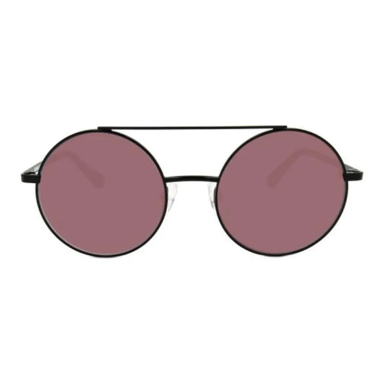 McQ Alexander McQueen Plate And Metal Aviator Sunglasses Women's Black-1