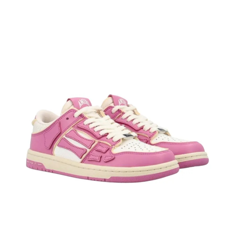 AMIRI Skel Top Low Top Skateboard Shoes Women's Pink-2