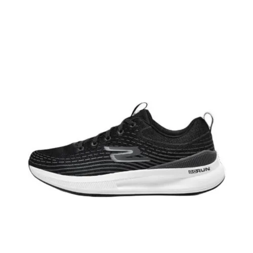 Skechers Go Run Pulse Cushioning Anti-Slip Wear-Resistant Breathability Low-Top Training Running Shoes Women's Black