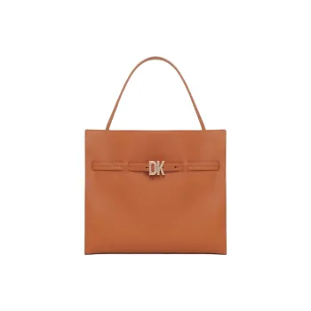 DKNY Leather Handbag Shoulder Bag Regular Women's Brown