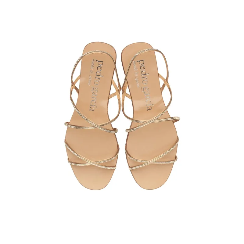 Pedro García One Strap Sandals Women's Brown-4