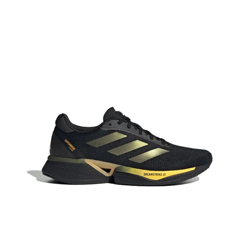 Adidas Supernova Eterno Anti Slip Wear Resistant Low Top Running Shoes Men's Black Gold-1