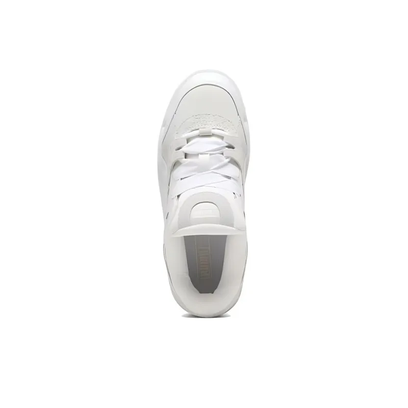 PUMA 180 Corduroy Abrasion Resistant Breathable Low Top Skateboard Shoes Women's White-3