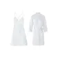 White[Nightgown Clothing Sets]